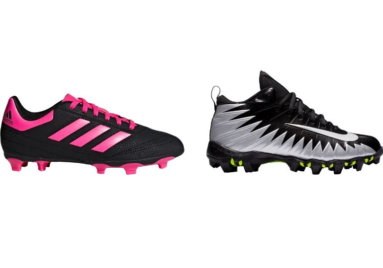 soccer cleats vs baseball