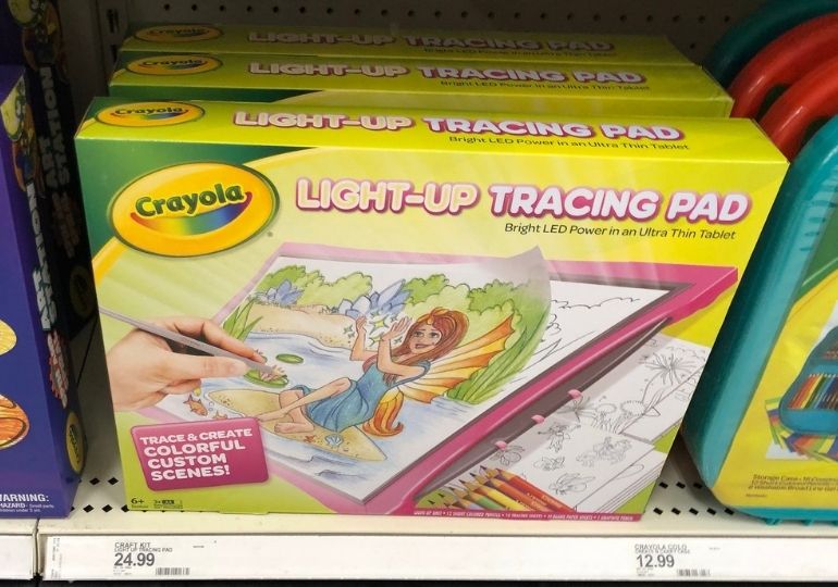 New Crayola Light-Up Tracing Pad Bright LED Power Trace and Create