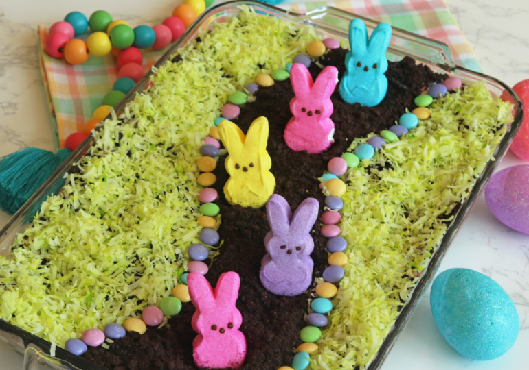 easter oreo cheesecake