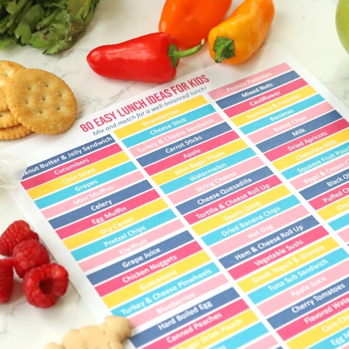 easy lunches for kids