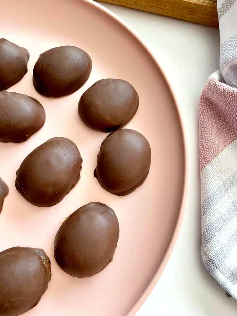 keto chocolate peanut butter eggs