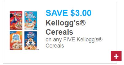 Kellogg's Cereal Coupons! Cheap Deals &amp; Great Sales!