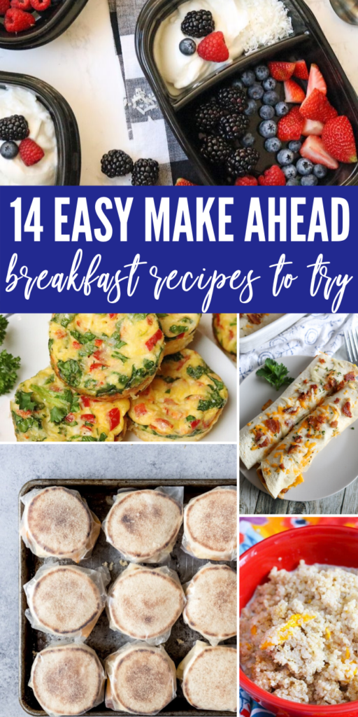 make ahead breakfast recipes