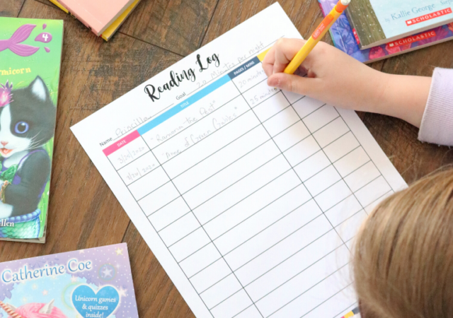 reading log for children