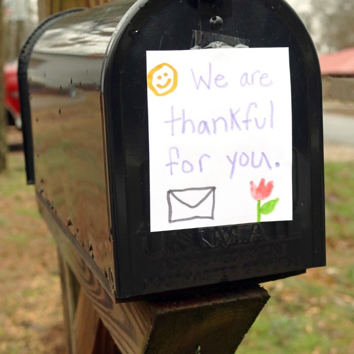 showing appreciation