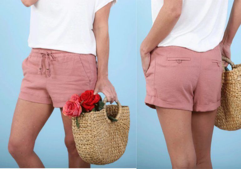 Women's Linen Shorts Just 16.99 + FREE Shipping!