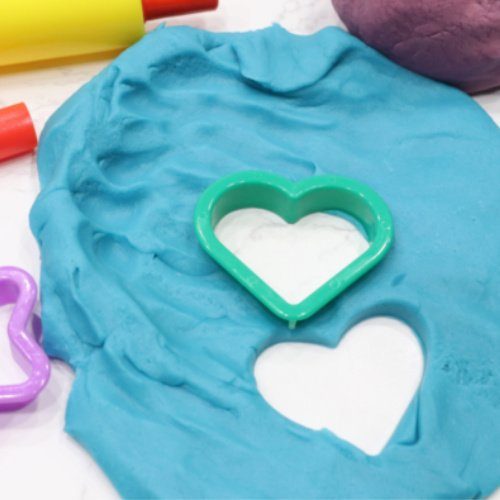 Microwave Playdoh recipe with Cookie Cutter
