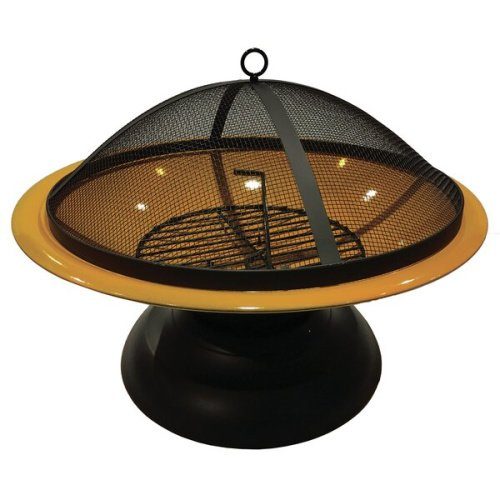 Wayfair Fire Pits on Sale - yellow metal fire pit