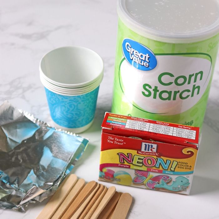 cornstarch sidewalk paint