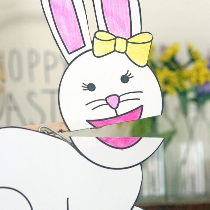 easter puppet printable