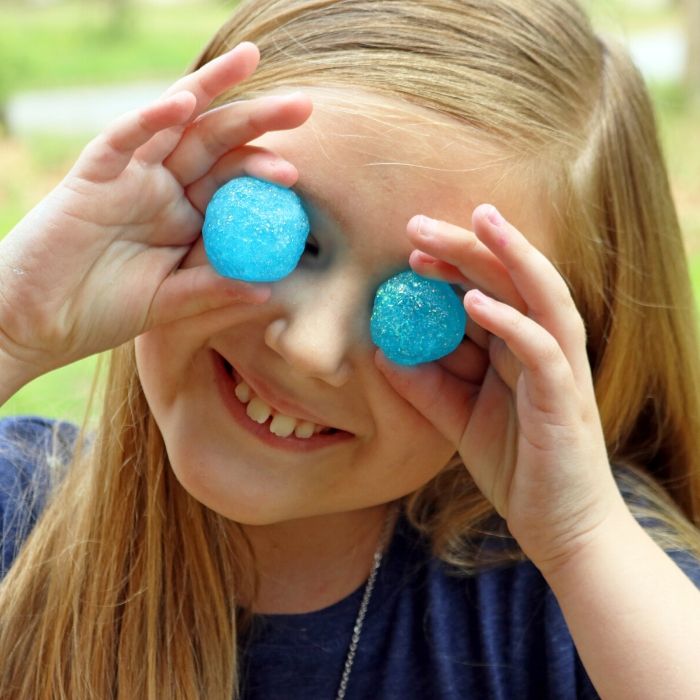 glitter glue bouncy balls