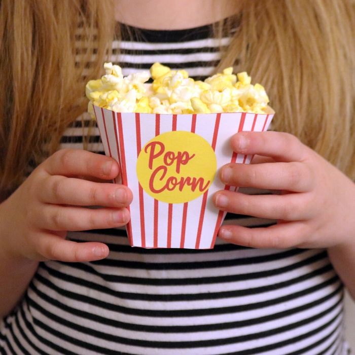 printable popcorn container printable