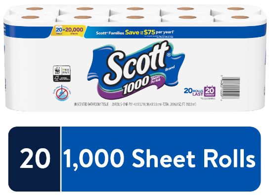 toilet paper in stock - scott