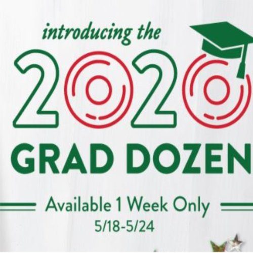 Free Krispy Kreme Dozen for 2020 Graduates - 1 Week Only 5/18 to 5/24