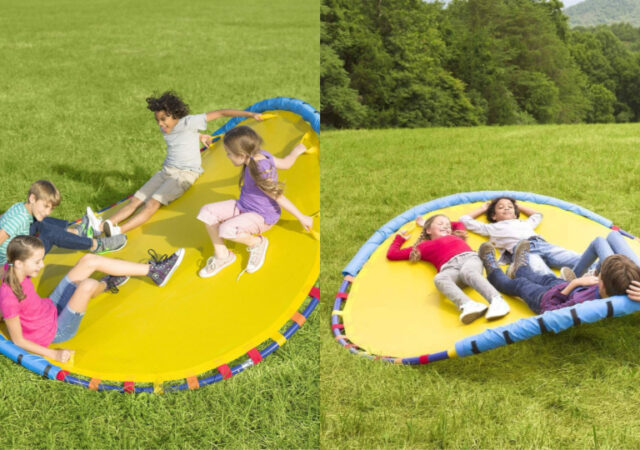 Giant Seesaw Rocker on Sale - Kids playing on giant rocking toy