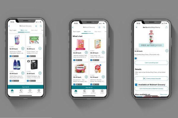 How to Use Ibotta with Walmart Grocery Pickup - 2 iPhone Screenshots of Walmart Grocery Orders