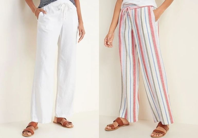 old navy striped pants