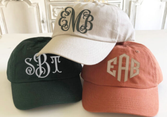 Monogrammed Hat