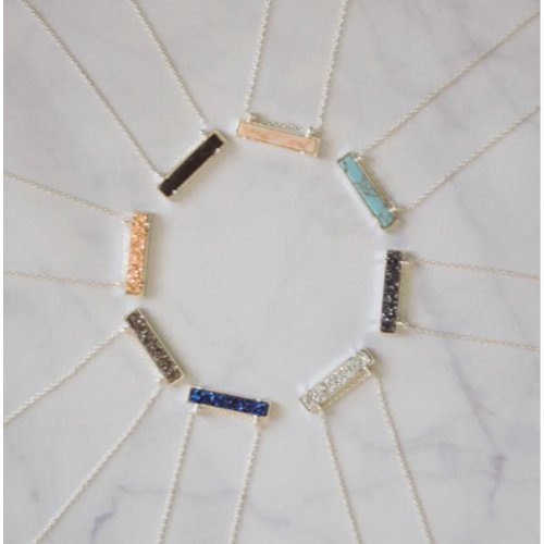 Stone Bar Necklace