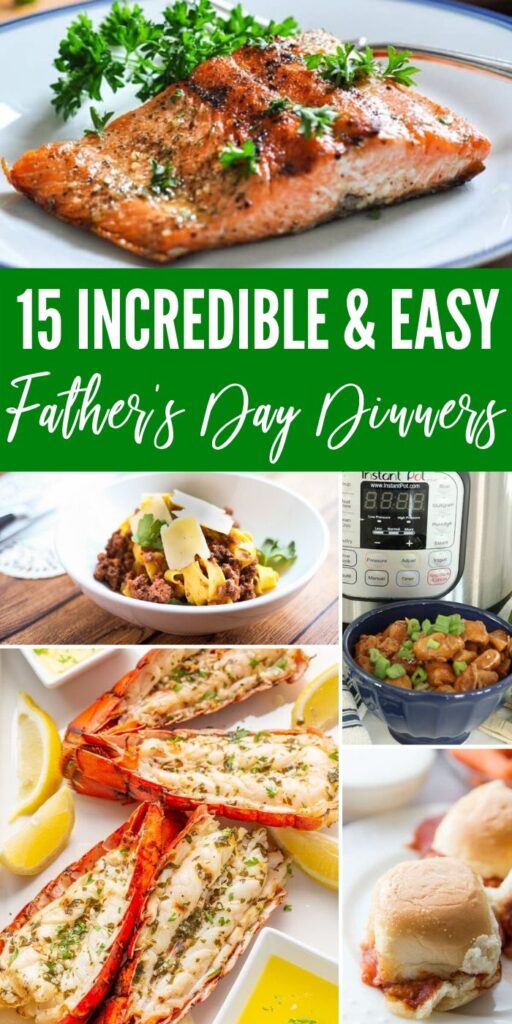 father's day dinner ideas
