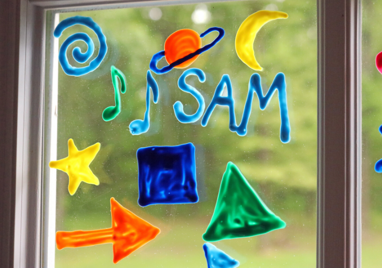 Window Painting: Rainy Day Activity for Kids