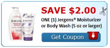 Jergens Lotion Coupons! FREE + Moneymaker Deal this Week!!