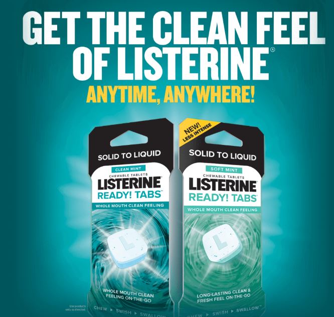 Listerine Mouthwash Coupons! Listerine Ready Tabs On Sale!!