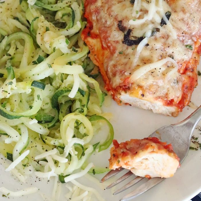 low carb chicken parmesan