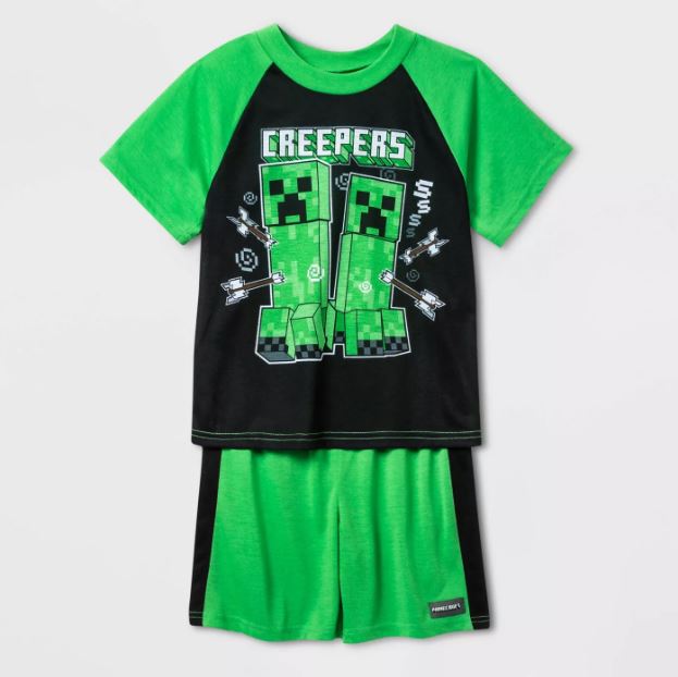 Minecraft Clothing Deals - pajama set