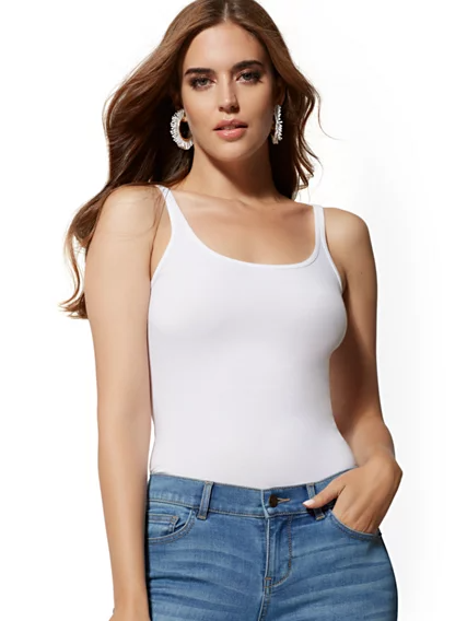 New York & Company Women's Tees on Sale - woman in tank