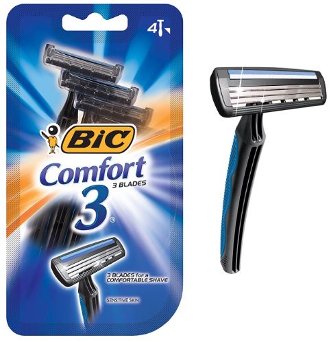 Amazon Razor Coupon - BIC Comfort 3 Razors