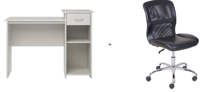 Mainstay Student Desk on Sale - desk and chair bundle