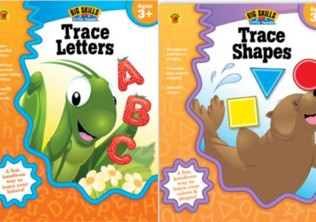 Children's Tracing Workbooks on Sale - ABC Workbook and Shape Workbook