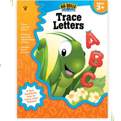 Children's Tracing Workbooks on Sale - ABC Trace letters
