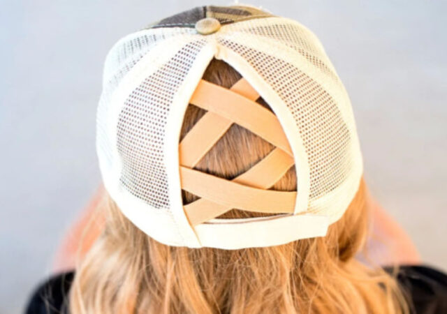 Criss Cross Messy Bun Hats