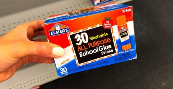 Best Deals on Elmer’s Glue! 30 Glue Sticks Just $5.19- ONLY 17¢ Each!