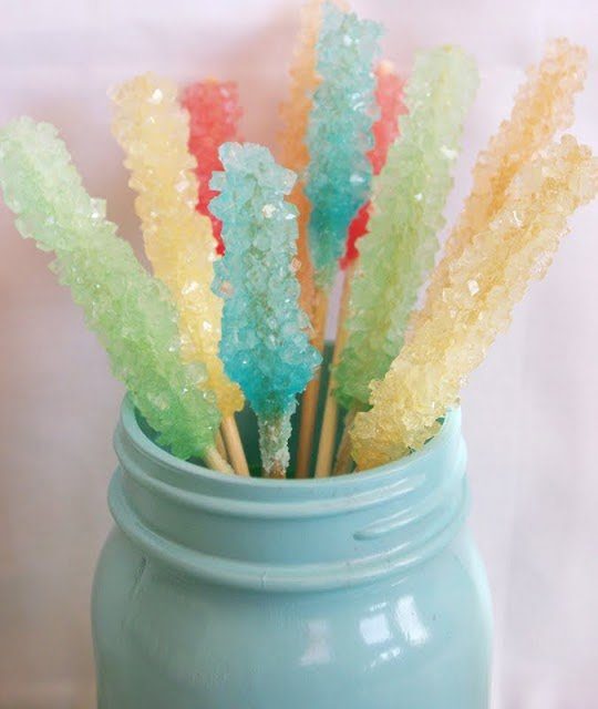 rock candy in a jar