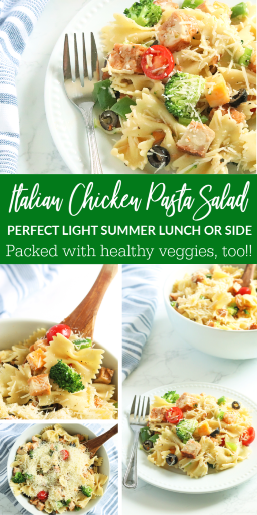 Italian Chicken Pasta Salad