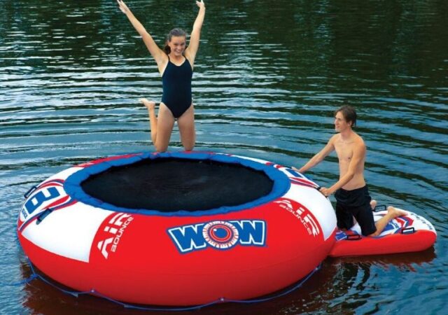 Air Jump Bouncer - girl jumping on bouncer