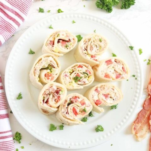 Quick And Easy BLT Roll Ups Recipe - Passion For Savings