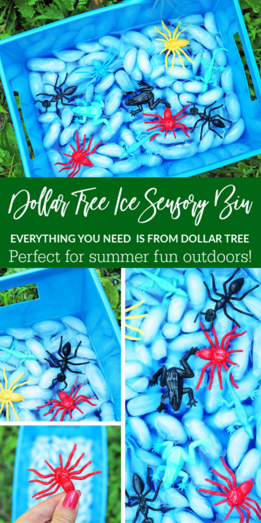 ice sensory bin