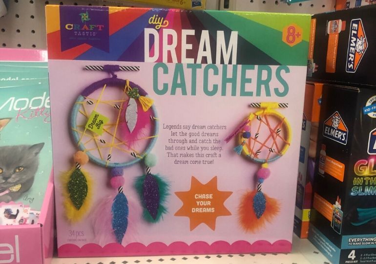 Activities for Kids at Home - Dream Catchers Kit on shelf in store