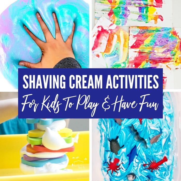 shaving cream crafts