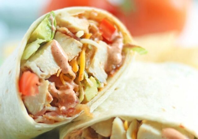 southwest Bacon Chicken Wraps Recipe