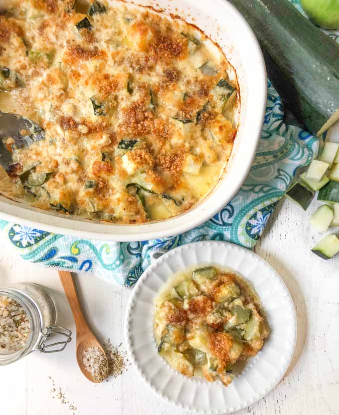 zucchini au gratin
