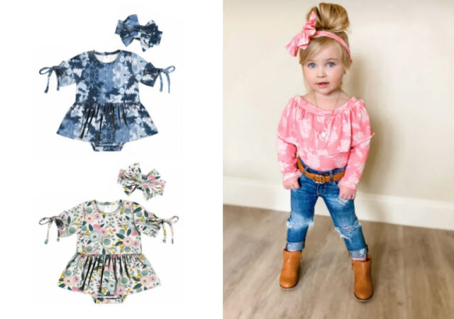 Baby to Girls Rompers and Dresses (1)