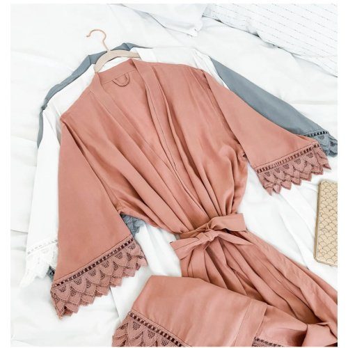 Calista Cotton Blend Soft Robes