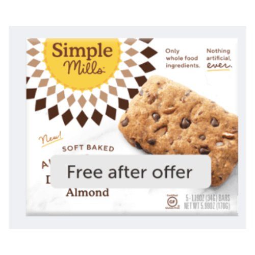 FREE Simple Mills Baked Bars