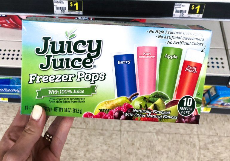 Juicy Juice Freezer pops