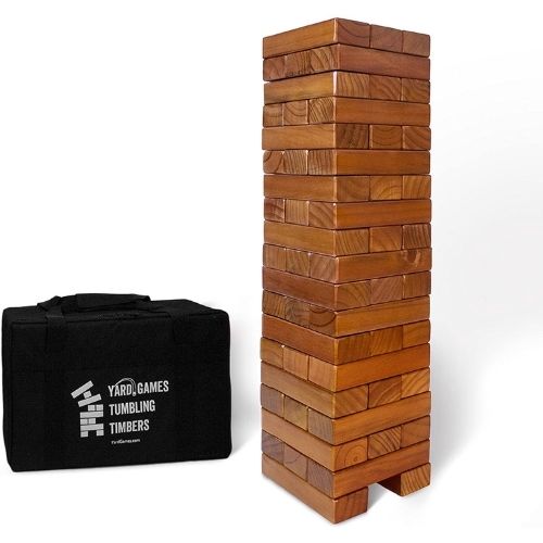 Jumbo Outdoor Wooden Blocks Stacking Game